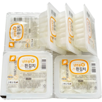 냉면흰무절임김치150g(2~3인분)X10개 30개 50개 전문점 업소 가정용 아이스박스포장, 02 30개