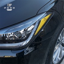 포원) 제네시스 G80 헤드라이트 리플렉터 필름 커버 튜닝 데칼 스티커, GENESIS G80 헤드라이트 리플렉터 필름, 1개