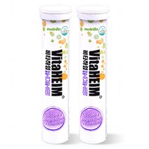 누트릴로 비타하임 발포비타민 칼슘+마그네슘+비타민D 2개