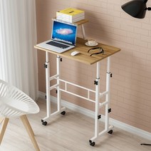 컴퓨터책상 높이조절 카라스탠딩책상J 입식책상, 쿠키