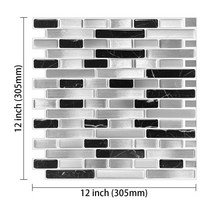 인조대리석타일 바닥셀프시공 바닥데코타일Vividtiles 큰 크기 12*12 인치 자기 접착 비닐 벽지 껍질과 스, 34 T80024