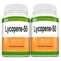 케이알케이 서플먼트 라이코펜 KRK Supplement Lycopene 50mg 180캡슐 2팩, 수량, 상세참조