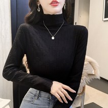 DFMEI 레이스 블라우스 여 추동 반폴라 레깅스 후크 플라워 펀칭 양기 이너상의