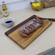 투톤 원목 옻칠도마 소, B타입