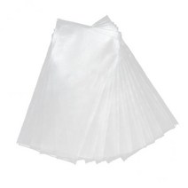 GHSHOP 6x50pcs PVA 가방 낚시 태클 잉어 미끼 용해 가방 파우치 자루 12x6cm, PVC, 클리어