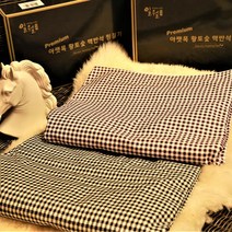일월 아랫목 디지털 황토숯 맥반석 찜질기 SJH-IW2001303659 L3, 체크 블랙1303659 L3