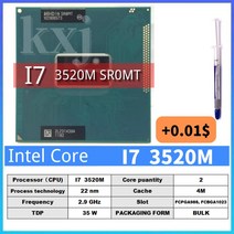 코어 i7 3520M i7 3540M i7 3610QM i7 3612QM i7 3630QM i7 3632QM i7 3720QM 3740QM 3820QM 3840QM 3920XM, 01 I7  3520M SR0MT