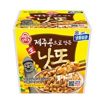 오뚜기 건강식 간단식사 낫토레시피 제주콩으로만든생낫또 168G 청국장 발효식품 일본낫또 나또 168G, 1개