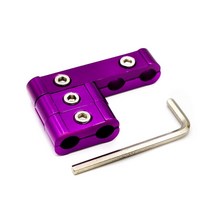 점화플러그 예열플러그 Car Spark Plug Electrical Wire Clamp Separator Line Ignition Cable Clip for Ve, 01 purple