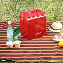 커즈커즈 작은아이스박스 스테인리스 이동식아이스박스판매 소형 중형 대형 드라마협찬제품, 레드 17리터