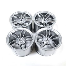 테크닉 부가티 42083 페라리 42143 데이토나 SP3 호환블럭 휠 타이어 세트 80290, 5번 휠 실버 4개