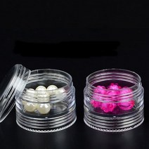 플라스틱 투명 원형 원통 상자 케이스 소형