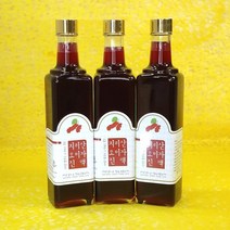 청운당농산 지리산 오미자즙 500ml 3병 엑기스 오미자청 원액 차 효능