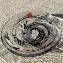클래식 일본 컬러 유리 접시 창의적인 식탁 서비스 트레이 스시 차 테이블 스낵 디저트, 10 J 10cm