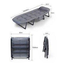 1인 소파배드 트랜스포머 원룸 매트리스 오피스텔, 그레이-허리보강-200CM