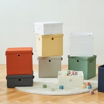 샘책장호환 한샘 폴리 수납바스켓 시리즈 3P 대/중/뚜껑 한샘온라인, 뚜껑 3P, 딥그린(Y)