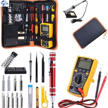 전기 인두기 테스터기 납땜기 전문가 공구 용품 세트, 단일품목 세트(한국형코드주문)