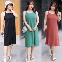 [국내당일발송]라게타 쿨 숄더 스트랩 빅사이즈 원피스 데일리룩 바캉스룩 데이트룩 XL 2XL 3XL 4XL 까지
