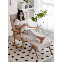 라탄흔들의자 스윙체어 독서 낮잠 휴식 거실 인테리어, J, 1개