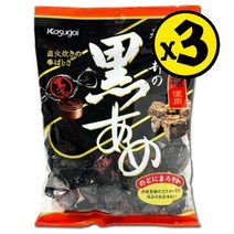 카수가이 구로아메 흑사탕 일본 캔디 129g (3개세트) 사무실 학교 학원 탕비실 단체 간식 수입 과자, one option, one option