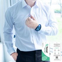 모달원단 기능성 부드러운 화이트 스판 긴팔 반팔 와이셔츠 RF1124