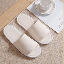 4계절 가정용 실내화 슬리퍼 층간소음 쿠션 린넨 소재 사계절, A) 막힘형