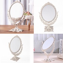 엔틱탁상거울 22CM 메이크업거울 화장대미니거울 공주거울