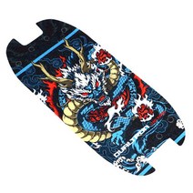 듀얼 트론 빅터 안티-슬립 스티커 페달 전기 스쿠터 스케이트 보드 보호 커버 비 슬립 데칼 샌드페이퍼 연마 용지, [01] dragon