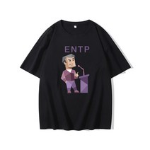 손드르 MBTI 시리즈 남녀공용 오버핏 라운드 빅사이즈 데일리 티 루즈핏 커플 티셔츠 남자 여성 롱티 단체티(M-5XL)