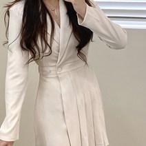 봄 여성용 플리츠 스커트 치마바지 자켓 스판 점프수트 3컬러