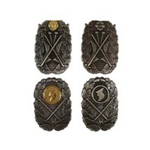 철제휘장 밀리터리 군인용품 군인용 밀리터리룩, 예비군중대장, 1개