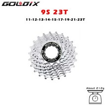 10단 11단 픽시휠셋 픽시휠 스프라켓 goldix road bike 8 9 체인링, 9s 11-23t 실버