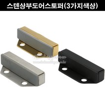 스텐상부도어스토퍼(3가지색상)(도어스토퍼/상부스토퍼/강화도어스토퍼/문틀도어스토퍼/도어쿠션/문틀스토퍼/문고정/문한쪽열림), 티타늄골드광