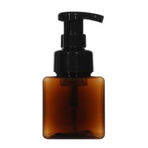 PETG 거품용기 사각 250ml 450ml, 250ml 갈색
