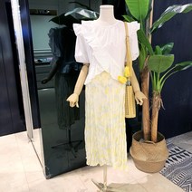 [파르베] DB_ 뮤즈언발프릴블라우스 (43831F20)