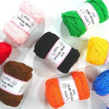 하마나카 아미모노클럽 뜨개실 수세미 아크릴 인형 보니 인형나라 인형의꿈, 2 노랑, 상세페이지 참조5