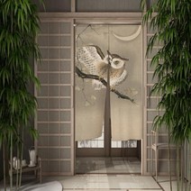 동물 문 커튼 중국어 잉어 호랑이 표범 새 파티션 화면 복도 입구 출입구 일본 방 장식, CTS00352+85x150cm