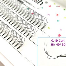 럭키 래쉬 0.10 D 컬 속눈썹 2D 3D 4D 5D 사전 제작 러시안 볼륨 팬 연장 미리 만들어진 Cilios 메이크업, 01 D_01 0.10mm_07 14mm_01 4D