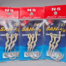 피싱스토어-엔에스 숏 어시스트훅 어시스트 바늘 지깅훅 SAH-, 3/0/M