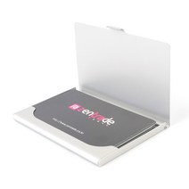 명함케이스 정리 박스 심플한 메탈 보관케이스, 1개