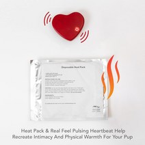 미국직송 iHeartDogs 하트비트 강아지 개 반려견 애견 장난감 - 껴안기 베개 불안