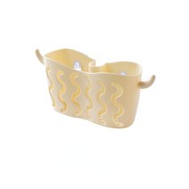 팬트리수납함 라면 티백 트롤리 정리함 바구니 플라스틱 스토리지 주방 싱크 다기능 스크러버 홀더 스폰지 비누 빨판 드레인 랙, 베이지, 베이지