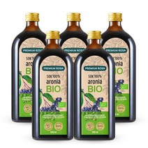 프리미엄로사 유기농 아로니아 원액 100% 건강즙 5병, 5개, 상세페이지 참조