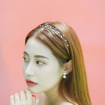 [키치아일랜드] 비트윈 크리스탈 헤어 머리띠