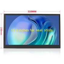 2023New-15.6 13.3 인치 1080P USB c타입 c IPS FHD 스크린 휴대용 모니터 Ps4 스위치 Xbox 화웨이 샤, 한개옵션5, 한개옵션4, 한개옵션3, 한개옵션2, 01 영국 플러그, 03 13 3 No Touch