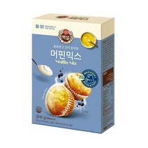 CJ더마켓 홈 베이킹 제과 제빵 빵 만들기 카페 디저트 아이 간식 백설머핀믹스 초코 핫 케익 와플 브라우니 쿠키 머핀 깨찰빵 식빵 500G, 20개