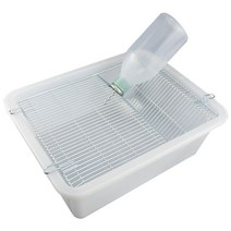 실험용 쥐 사육장 소동물 과학 연구용 플라스틱, (B3)케이지(곡선튜브물병)크기37x28x11