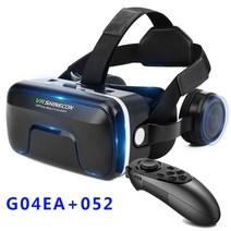 3D 안경 가상현실안경 VR 컴퓨터용 2022 original vr 샤인콘 6.0 3d vr 스테레오 헬멧 헤드셋 (ios android 용 원격 제어 포함), g04ea-052, 1개