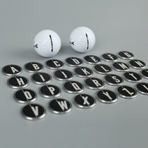 골프 이니셜볼마커 (단체주문 별도 제작 가능), 이니셜 M