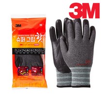 3M 겨울 혹한기 기모장갑 슈퍼그립 핫, L, 8개